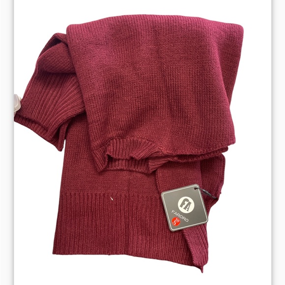 FARORO Women's Crew Neck Long Sleeve Pullover Sweaters Casual Oversized Ribbed - Picture 1 of 2